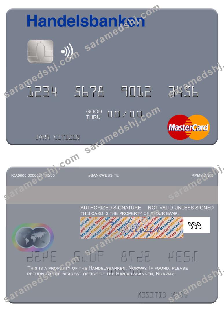 Norway Handelsbanken mastercard